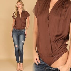 Chic Brown Women's Bodysuit